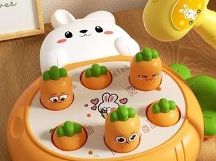 趣味兔子打地鼠玩具